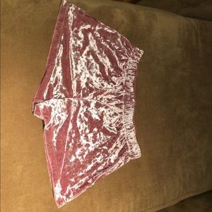 Forever 21 velvet shorts